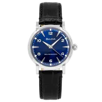 #ad Bulova Clipper 96A242 Men’s Automatic Blue Dial Watch Retail price $450 $139.99