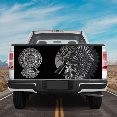 #ad Warrior Aztec Pattern Wrap Maya Decoration Tailgate Wrap Decal Sticker Vinyls1