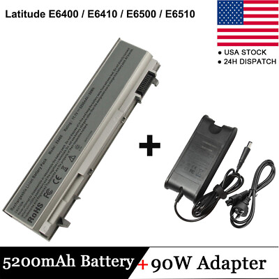 #ad Battery90W Adapter Charger for Dell Latitude E6410 E6400 E6500 E6510 W1193