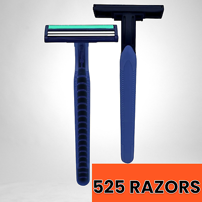 #ad Vaylor Disposable Razors Men 2 Blade Razors 525 Pack Sensitive Skin Shave Bulk