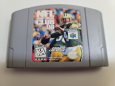 #ad NFL Quarterback Club 98 for Nintendo 64 N64 Cart Great Shape