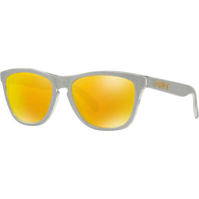 #ad Oakley FROGSKINS OO9245 Sunglasses Checkbox Silver Fire Iridium