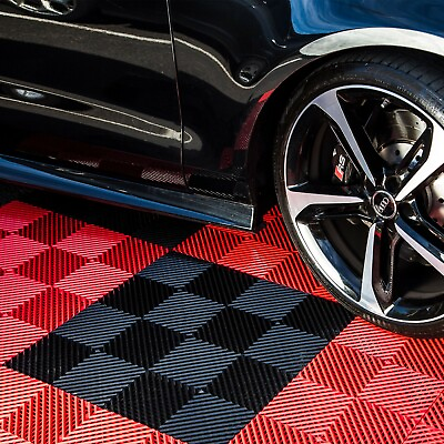 #ad FlooringInc Nitro Vented Garage Floor Tiles Snow Water Drainage 12quot;x12quot;