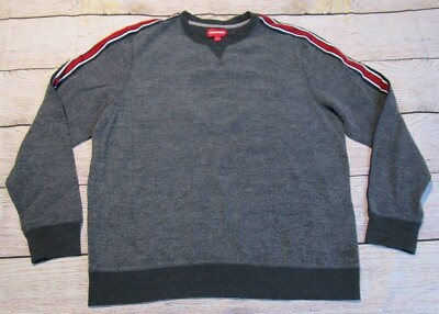#ad UnionBay Gray Reversed Pullover Long Sleeve Mens Sweatshirt Crew Neck XL