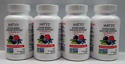 #ad 4 Maty’s All Natural Super Berry Immune SupportVitamin D3 60 Capsules Ea. 7 24