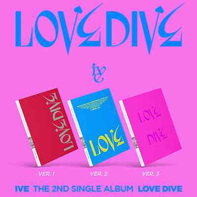 #ad *US SHIPPING IVE LOVE DIVE 2nd Single Album Version 2 BLUE Sealed $16.63