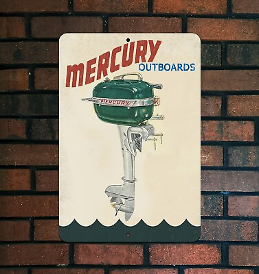 #ad Retro Mercury Outboards sign.