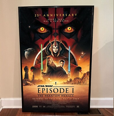 #ad 25th Anniversary For The Phantom Menace Star Wars Episode I Poster