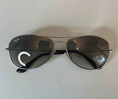 #ad Ray ban COCKPIT Sunglasses in Silver And Gray RB3362 59MM