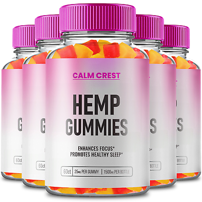 #ad Calm Crest Gummies Official Formula 5 Pack