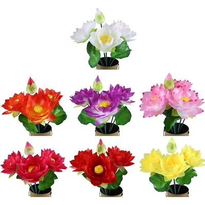 #ad Brand New Flower Artificial Arrangement Decoration Durable D��cor Plastic