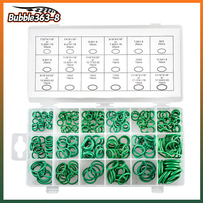 #ad 270 Pieces O Ring Rubber Assortment Kit Set with Holder Case SAE and Metric