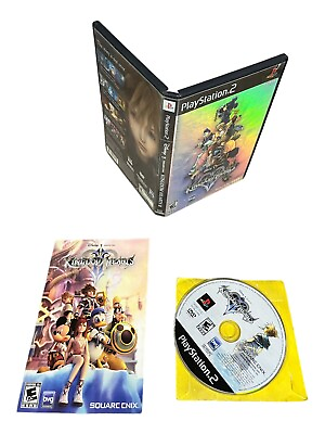 #ad Sony PlayStation 2 PS2 CIB COMPLETE TESTED Kingdom Hearts II 2 2006 BL