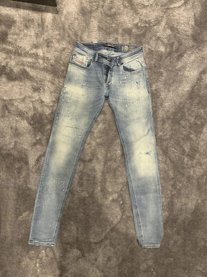 #ad Diesel Designer Stretch Skinny Denim Jeans L32 W28 Perfect Condition Retail £300