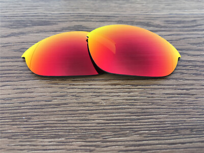 #ad Fire Ruby Red polarized Replacement Lenses for Oakley Half Jacket