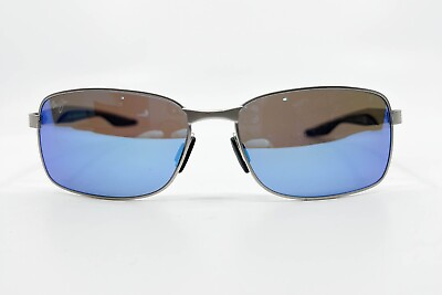 #ad Maui Jim Shoal MJ 797 17M GUNMETAL BLUE HAWAII Polarized Sunglasses 57 17 8710
