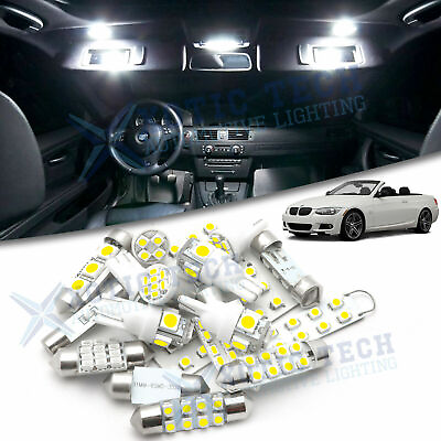 #ad White LED Interior Light Package For BMW 3 Series E90 E92 328i M3 335i 2006 2012