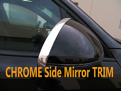 #ad NEW Chrome Side Mirror Trim Molding Accent for audi14 17