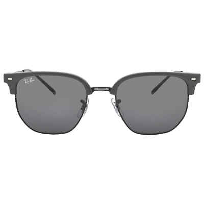 #ad Ray Ban New Clubmaster Dark Gray Irregular Unisex Sunglasses RB4416 6653B1 53