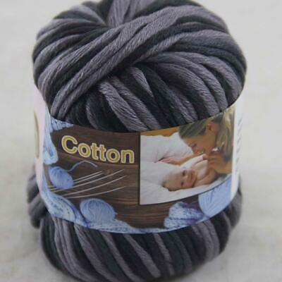 #ad AIPYARN Sale 1Ballsx50g Soft Cotton Chunky Super Bulky Hand Knit Crochet Yarn 39