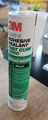 #ad 3M 06564 Black 4200 Marine Adhesive Sealant Fast Cure 10 ounces New Free Shippin