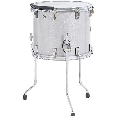 #ad GEWA GD839.255 14quot;x12quot; E Drum Shell Floor Tom Silver Sparkle