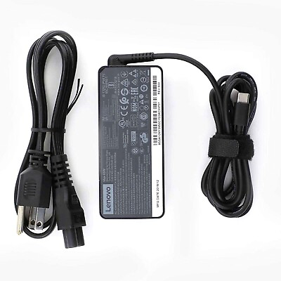 #ad Genuine 65W USB C Type C Charger Adapter for Lenovo ThinkPad T480 ADLX65YLC3A
