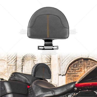 #ad For 18 24 Harley Heritage Classic Studded Driver Backrest Pad Mount Bracket Kit