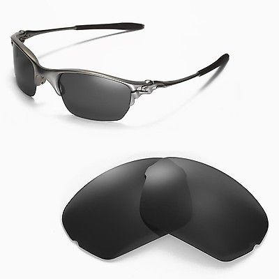 #ad New Walleva Polarized Black Lenses For Oakley Half X