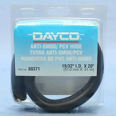 #ad Dayco Anti Smog PCV Neck Hose 20quot; 19 32quot;ID 21 32quot;OD 35psi 80371 MADE IN USA $9.49