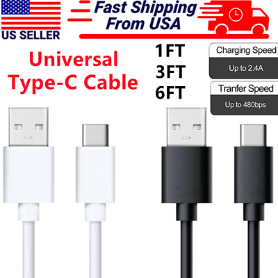 #ad Universal Type C USB C to USB Fast Charging Cable Data SYNC Cord for 15 Pro Max