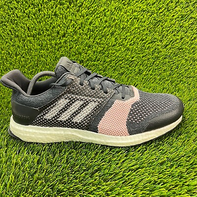 #ad Adidas UltraBoost ST Womens Size 12 Gray Pink Athletic Shoes Sneakers B75864