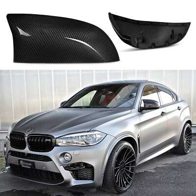 #ad Dry Carbon Mirrors For BMW X5M F85 X6M F86 2015 Carbon Fiber Side Mirrorcaps