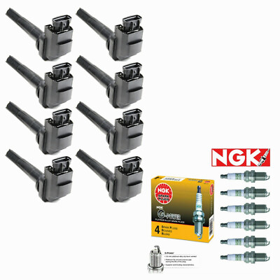 #ad Ignition coils UF229 NGK Spark Plug For Lexus SC400 LS400 GS400 98 00 4.0L V8