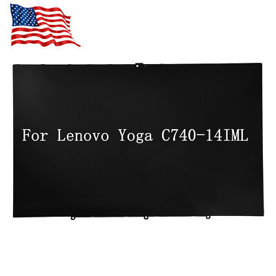 #ad For Lenovo Yoga C740 14IML LCD Touch Screen w Bezel 14quot; FHD 30 Pin 5D10S39587