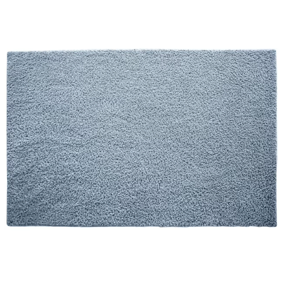 #ad Style Selections Nikita 8 X 10 ft Smoke Blue Indoor Solid Area Rug