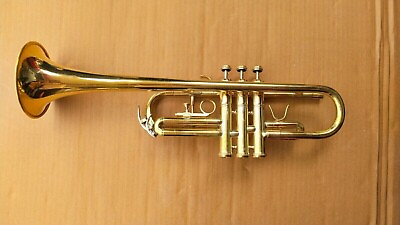 #ad New Year Sale Trumpet New GOLDEN FINISHING C Trumpet Free Case Mouthpiece