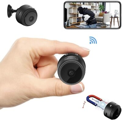 #ad Mini WiFi CamerasWireless Cameras with Audio and Video Live Feed HD 1080P Home