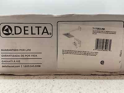 #ad Delta T17253 RB Vero Monitor 17 Dual Series Venetian Bronze Shower Trim Assembly