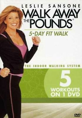 #ad Leslie Sansone: Walk Away the Pounds 5 Day Fit Walk DVD VERY GOOD $4.87