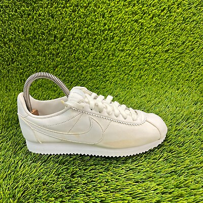 #ad Nike Classic Cortez Leather Womens Size 6.5 Athletic Shoes Sneakers 807471 102