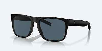 #ad Costa Del Mar Spearo Polarized Sunglasses 90080256 Black Out Gray 100% Original