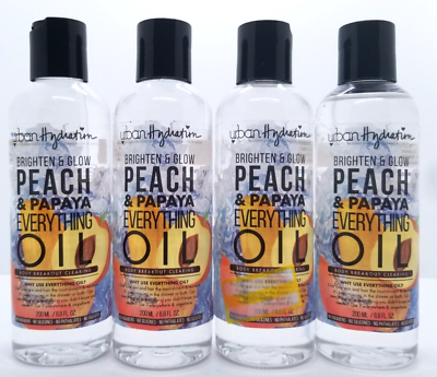 #ad 4x Urban Hydration Peach amp; Papaya Everything Oil Body Breakout Clearing 6.8 oz $22.99