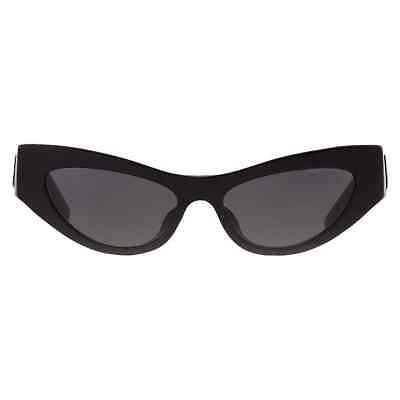 #ad Dolce and Gabbana Dark Grey Cat Eye Ladies Sunglasses DG4450F 501 87 52