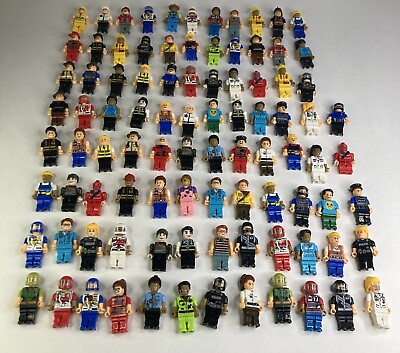 #ad Lot of 80 Make It Block Mini Figures with Accessories Kids Toys Building Blocks