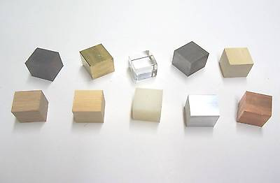 #ad L@@K Density Cube Set Density Blocks set of 10 1quot; 25mm cubes Made in the USA