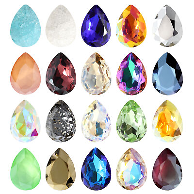 #ad AUREA Crystals A4320 Pear Drop Fancy Stones Crystals * Various Colors