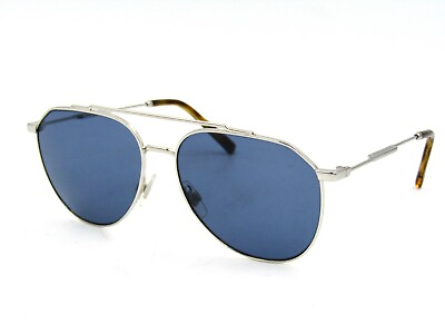 #ad Dolce amp; Gabbana DG2296 Unisex Aviator Sunglasses 05 80 Silver Blue 58mm #816