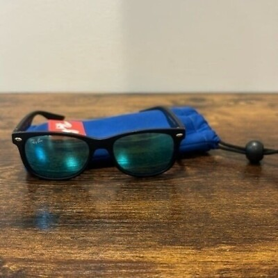 #ad Ray Ban Kids Sunglasses youth blue