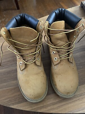 #ad Timberland Women#x27;s Waterproof Ankle Boot Size 5.5 Wheat